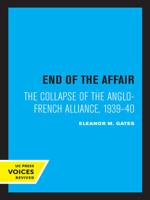 cover image of End of the Affair